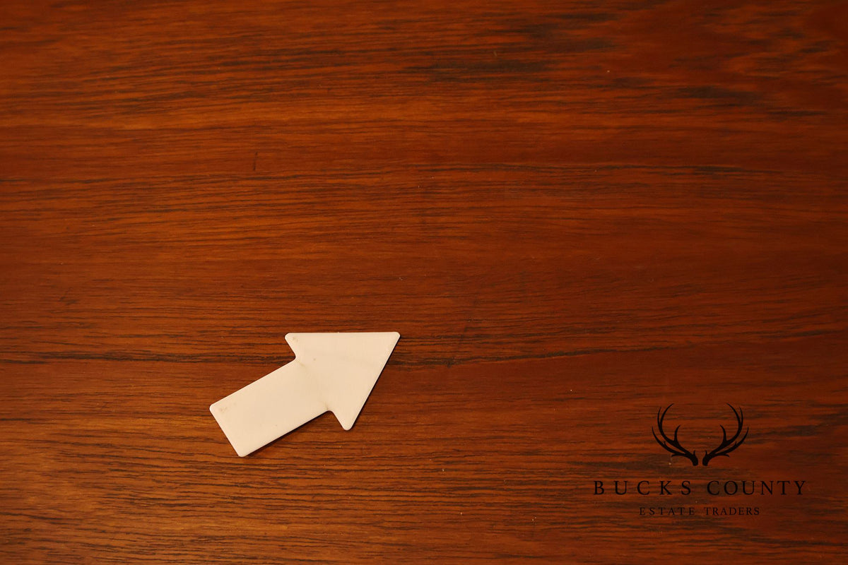 Arne Vodder Attributed Danish Modern Teak Drop Leaf Desk