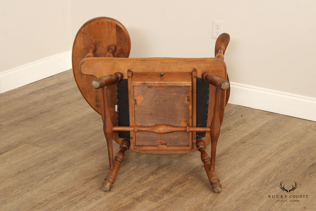 Heywood Wakefield Pair of Maple Windsor Writing Chairs