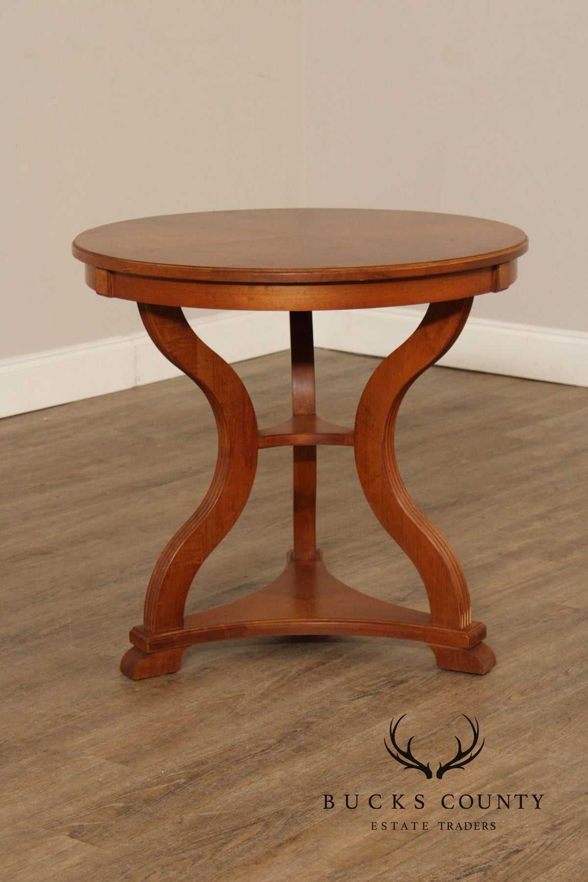 Ethan Allen 'Legacy' Collection Round Top Side Table