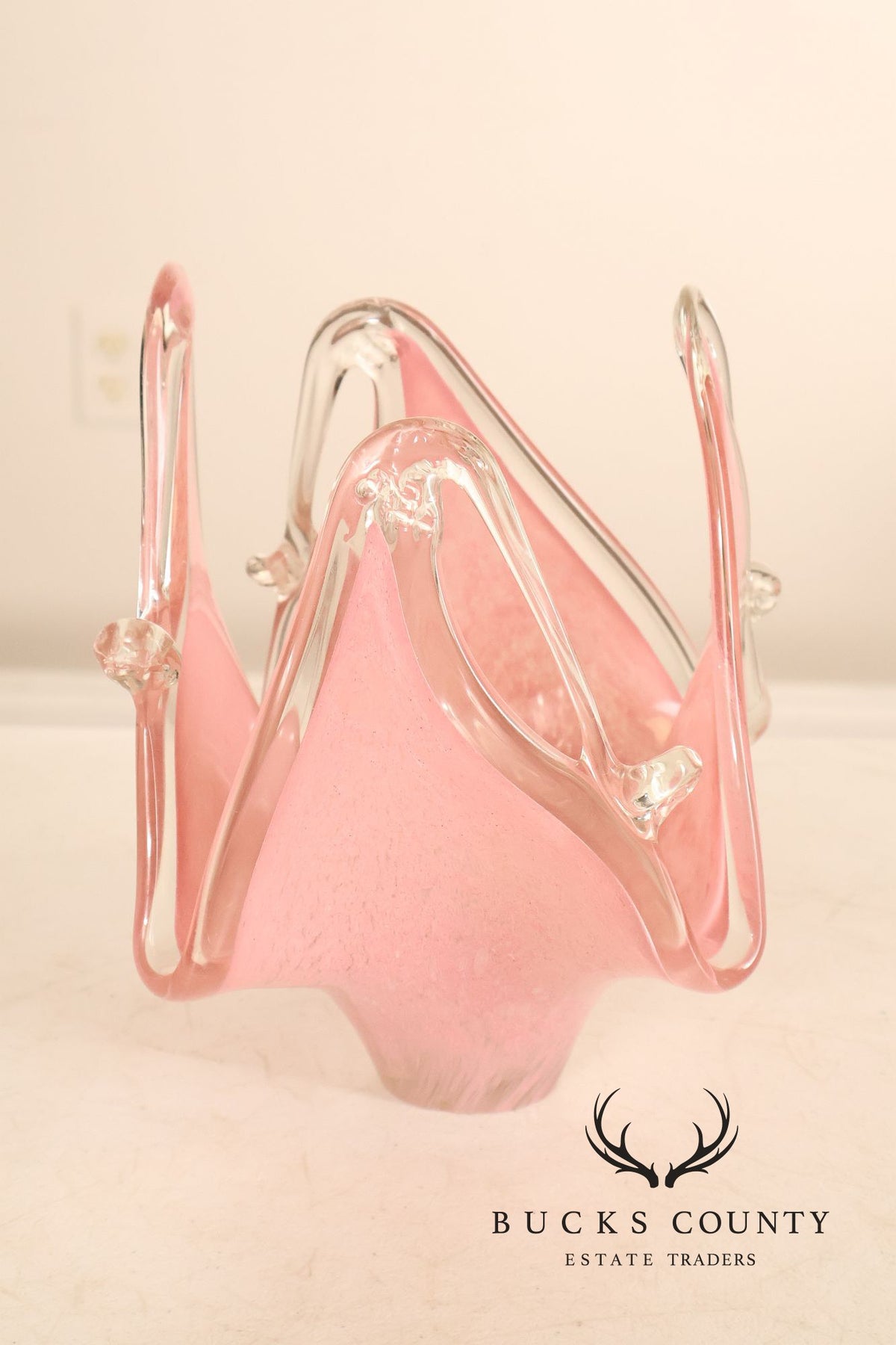 Murano Hand-Blown Decorative Vase