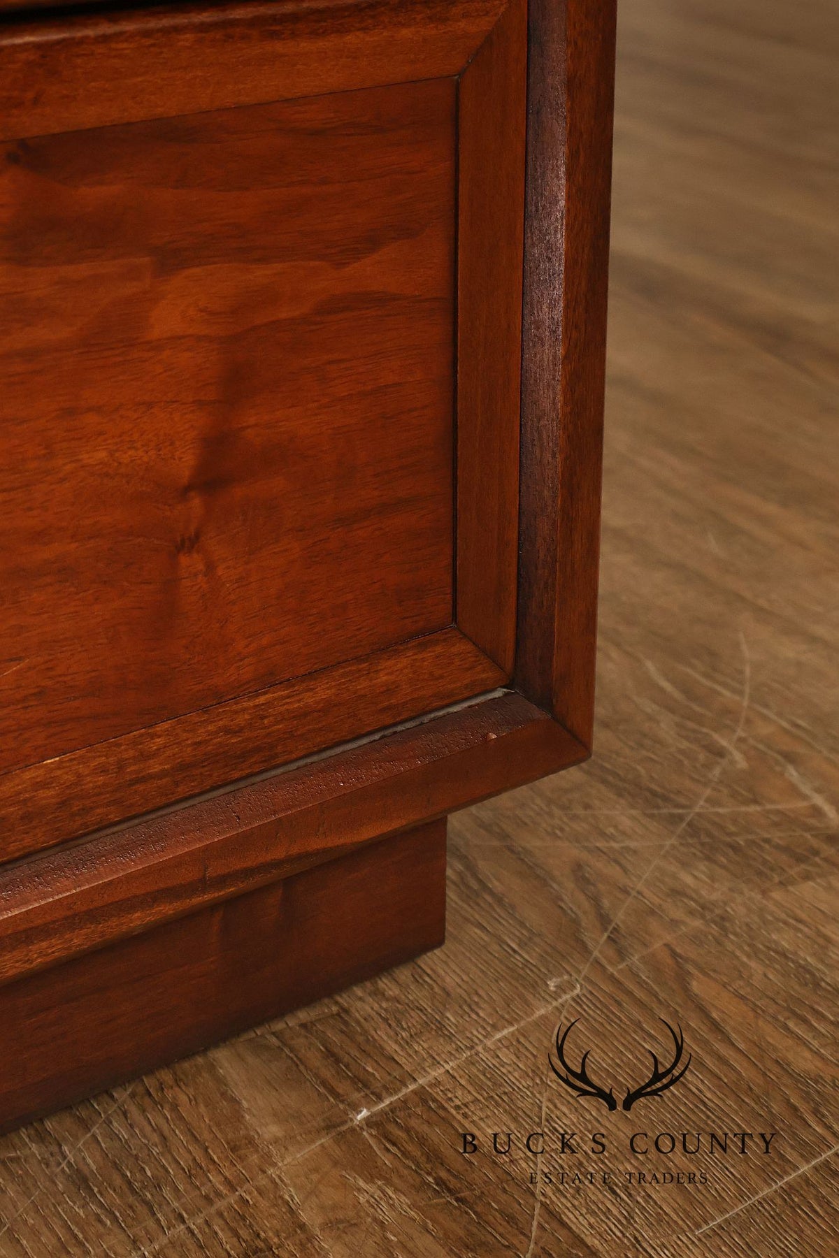 Mid Century Modern Two-Drawer Nightstand