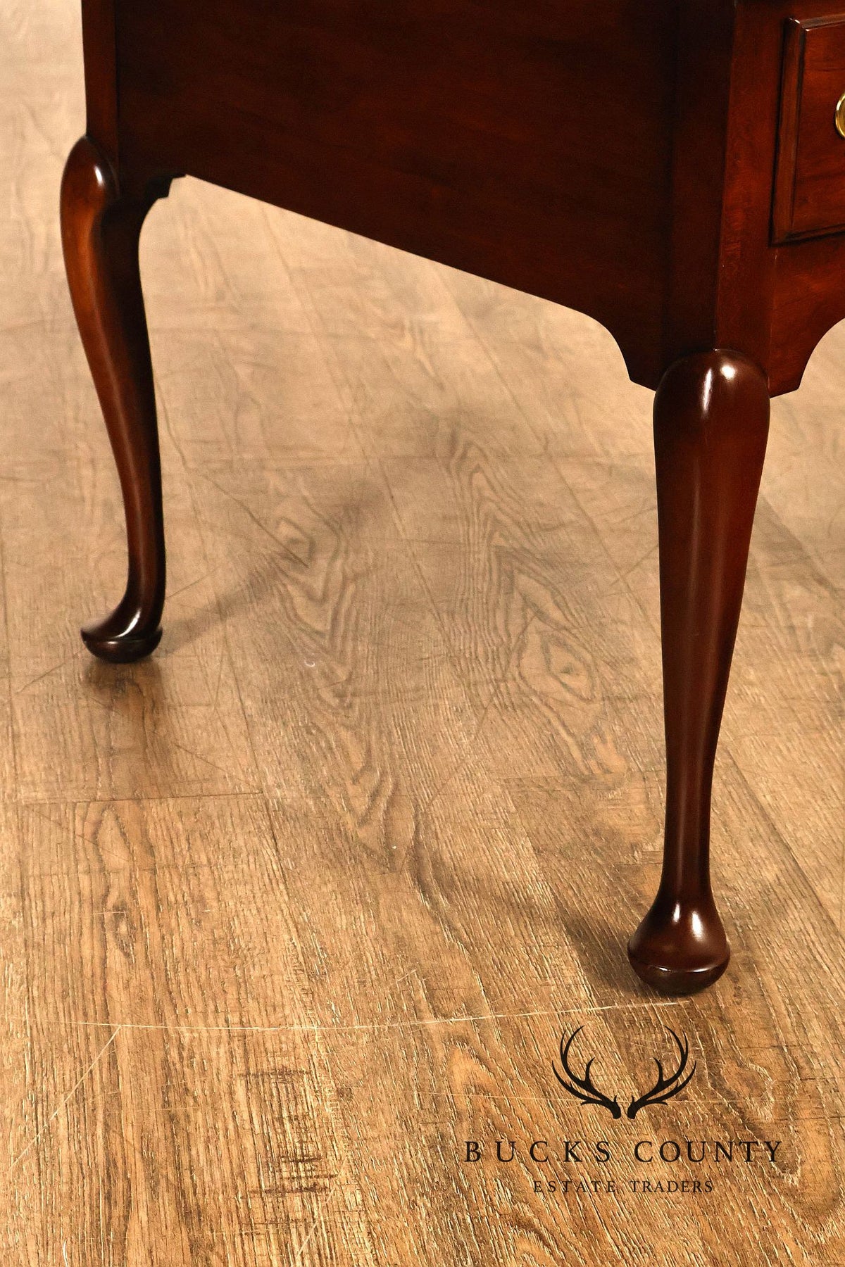 Statton Trutype Americana Cherry Queen Anne End Table