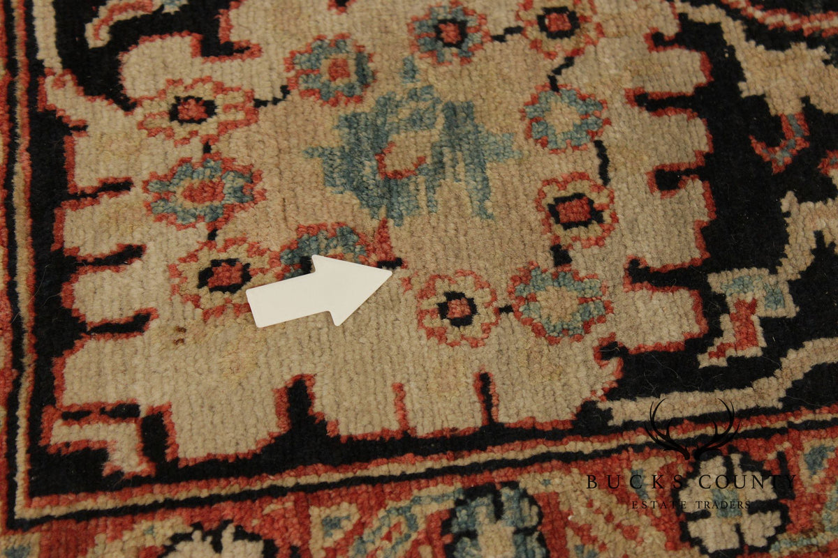 Peshawar Farahan Design Hand-Knotted Wool Area Rug – 6’ x 10’