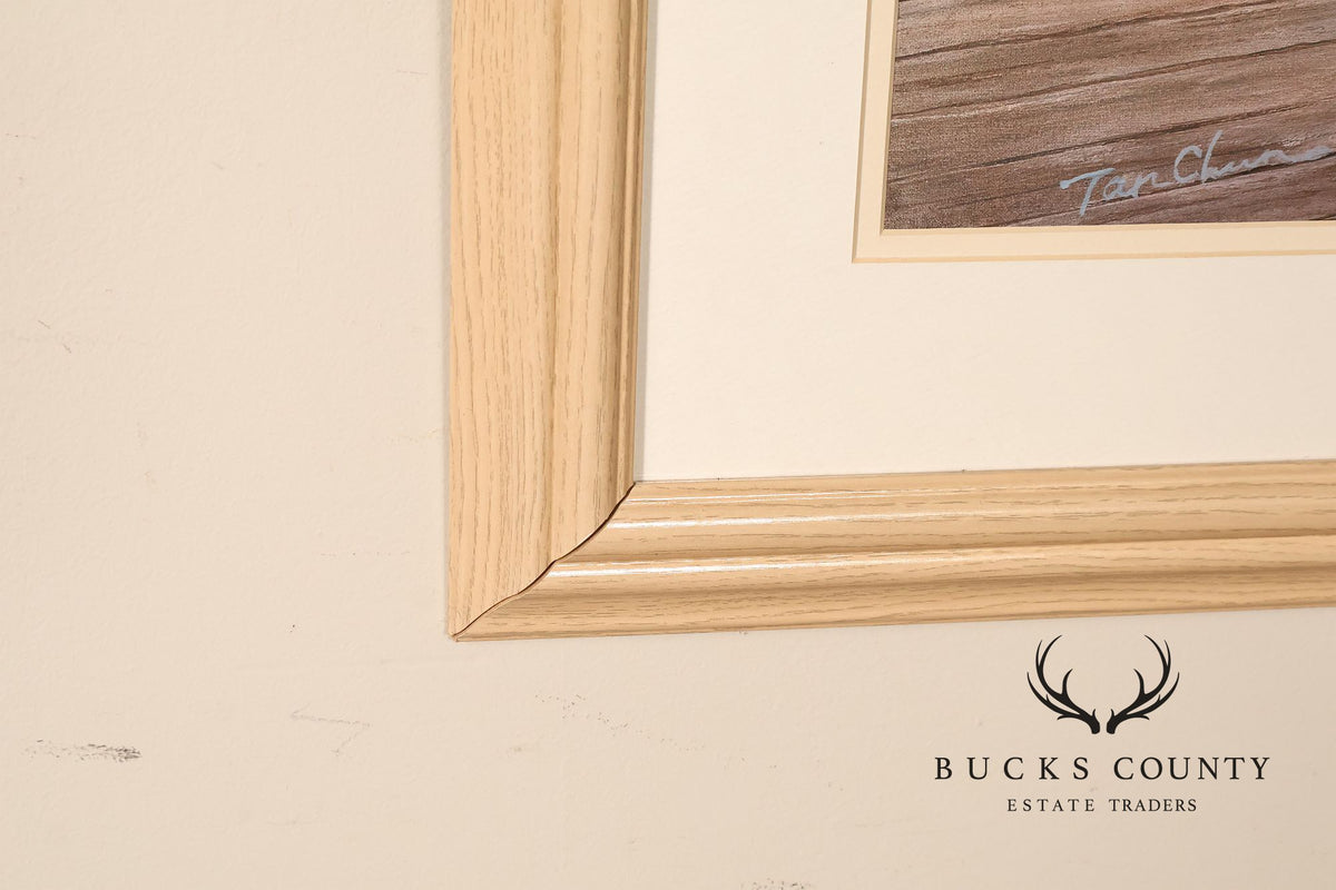 Tan Chun Framed Print, Coffee