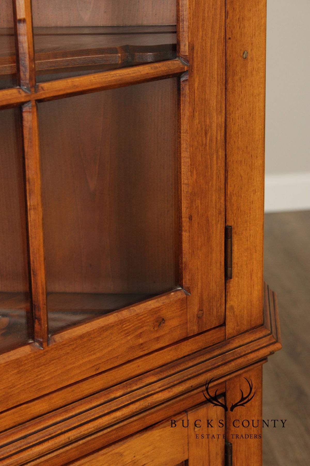 Custom Crafted Solid Pine Farmhouse Corner Cabinet