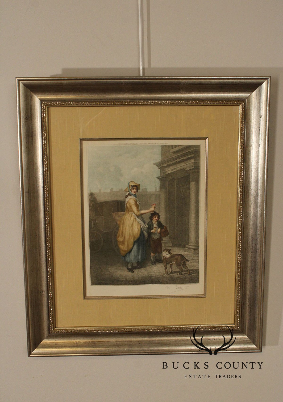 F. Petitjean Framed Print, 'Do You Want Any Matches'