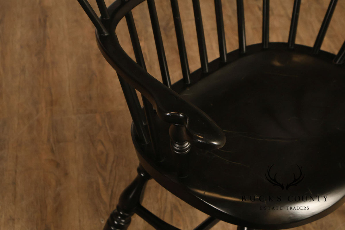 James Brown Ebonized Windsor Armchair Replica Windsor