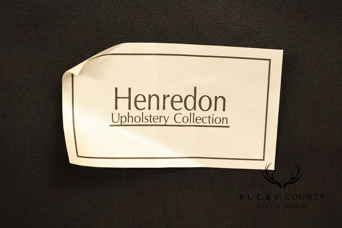 Henredon Upholstered Lounge Chair With Ottoman