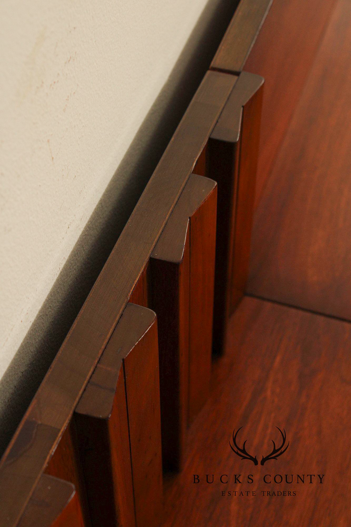 Mid Century Modern Walnut Extended Headboard