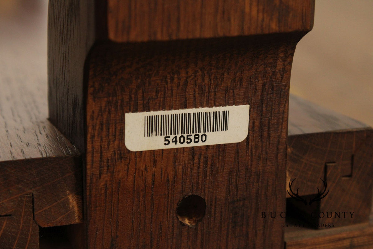 Stickley Mission Collection Oak Pedestal