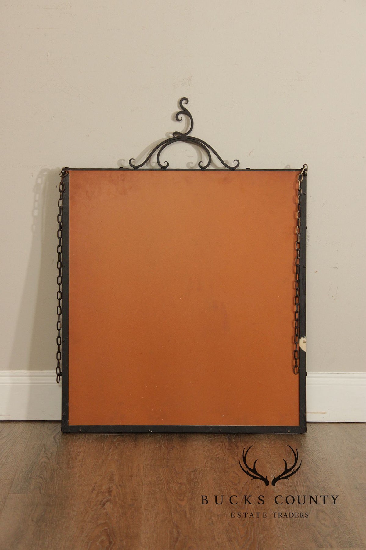Spanish Colonial Style Wrought Iron Wall Mirror