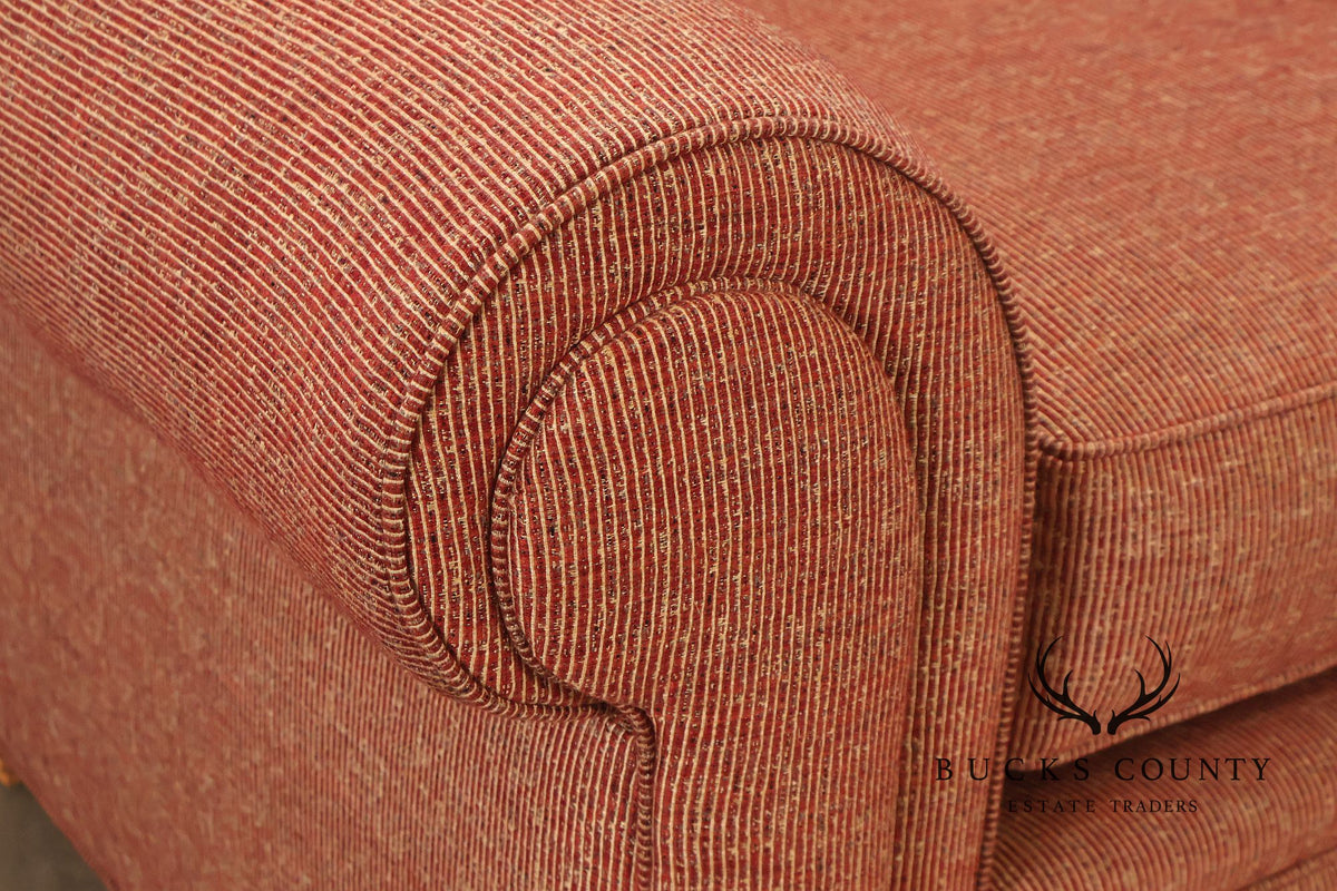 Contemporary Rolled Arm Upholstered Sofa