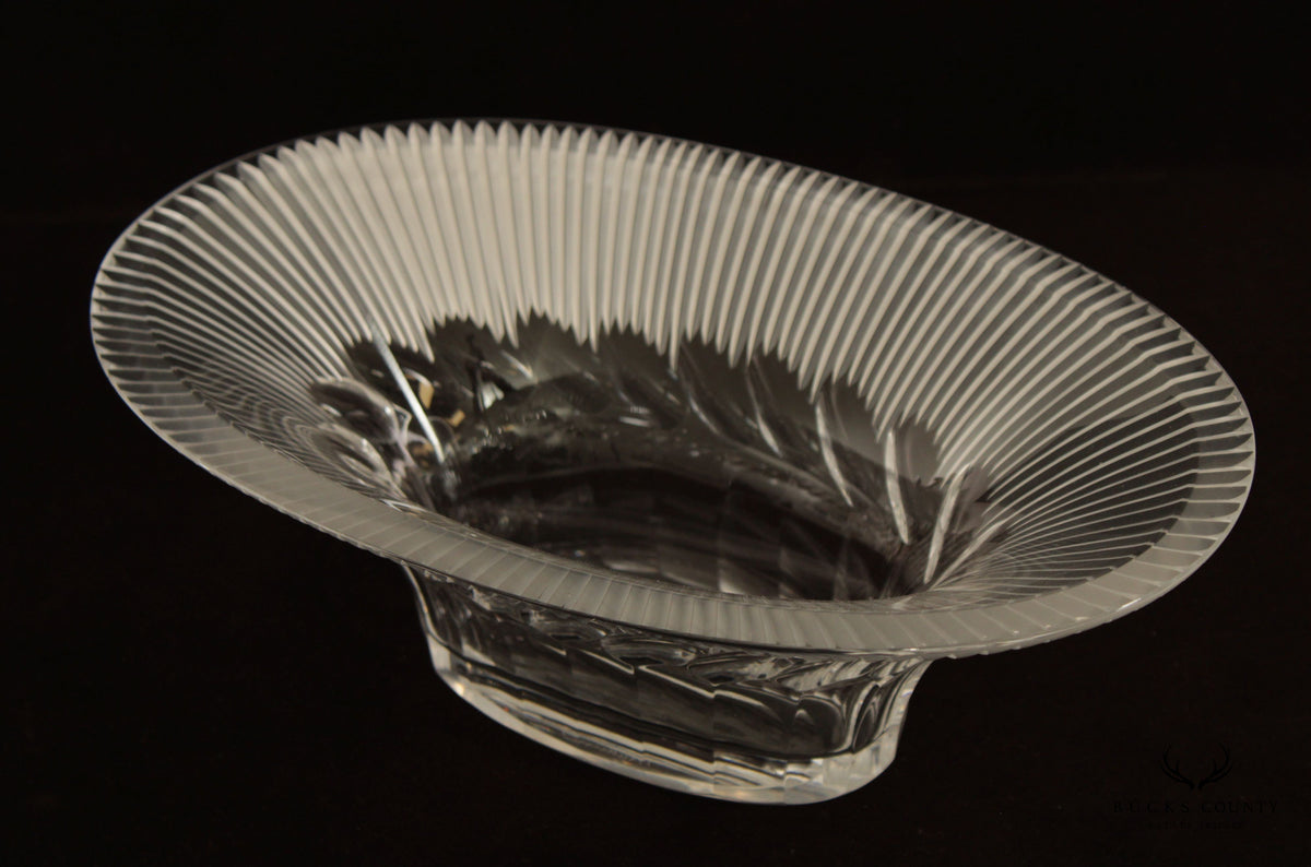 Ceska Czech Cut Glass or Crystal Bowl