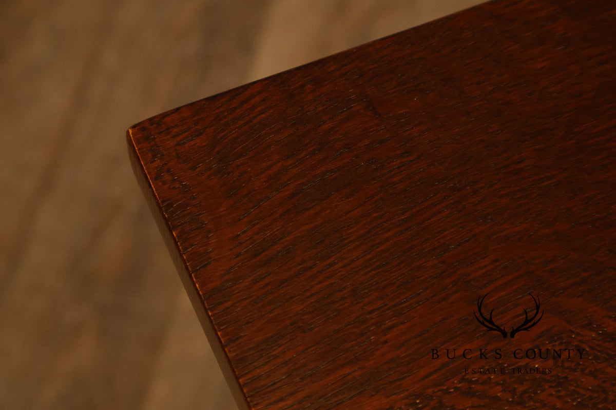 Stickley Mission Collection Oak Sofa Table