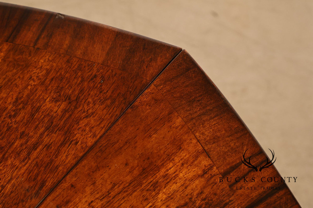 Theodore Alexander Althorp Living History Flame Mahogany Oval Expansion Dining Table