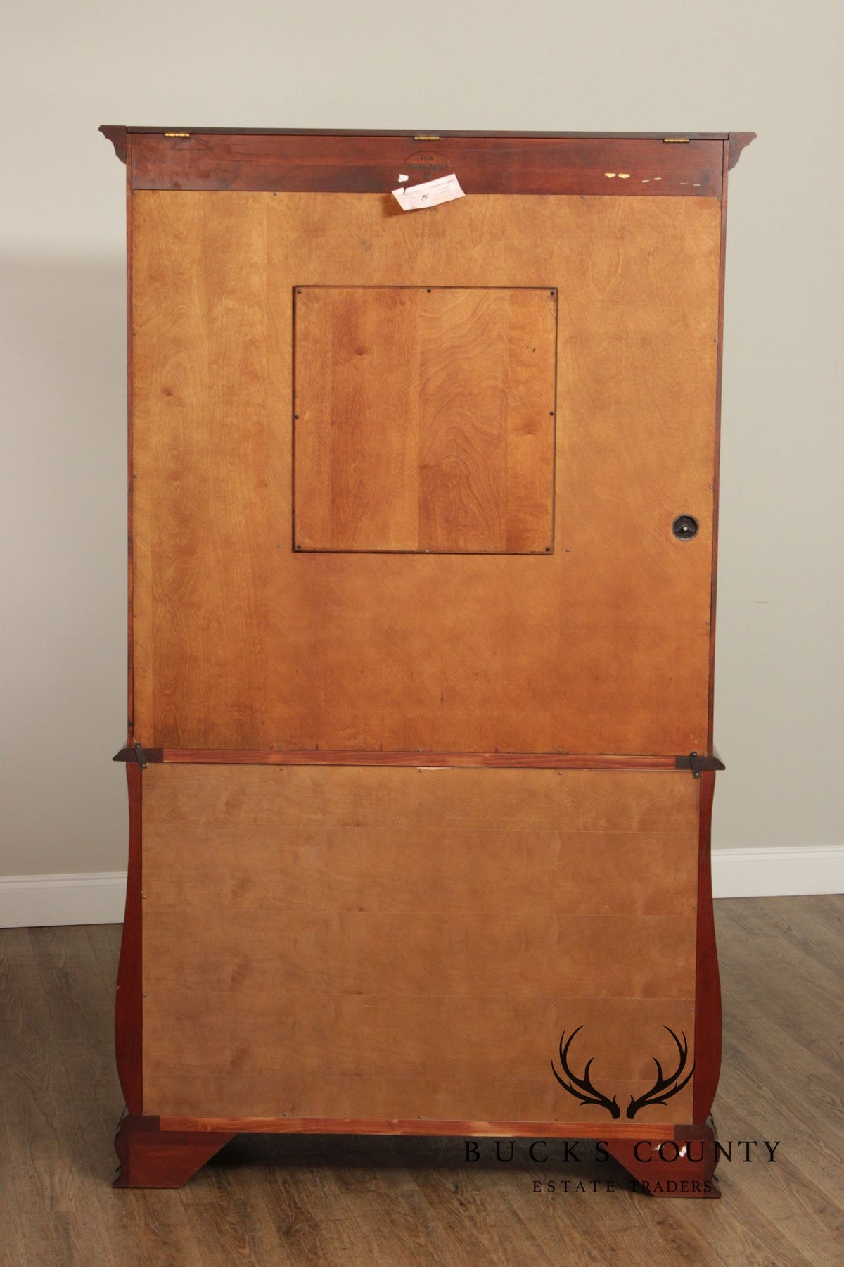 Henkel Harris Mahogany Bombe Armoire Cabinet