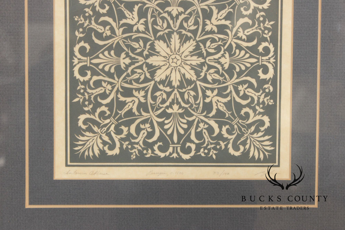 Allen Bjorkman Italian Inlay Design Framed Print