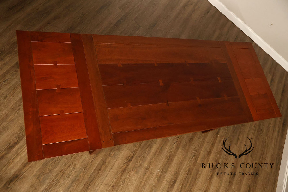Stickley Mission Collection Cherry Draw Top Extension Dining Table