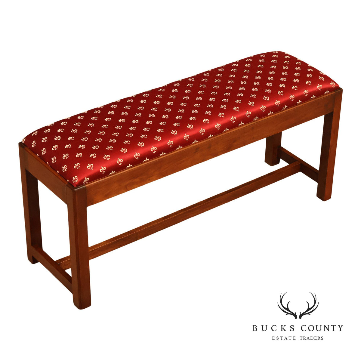 The Bartley Collection Chippendale Style Mahogany Window Bench