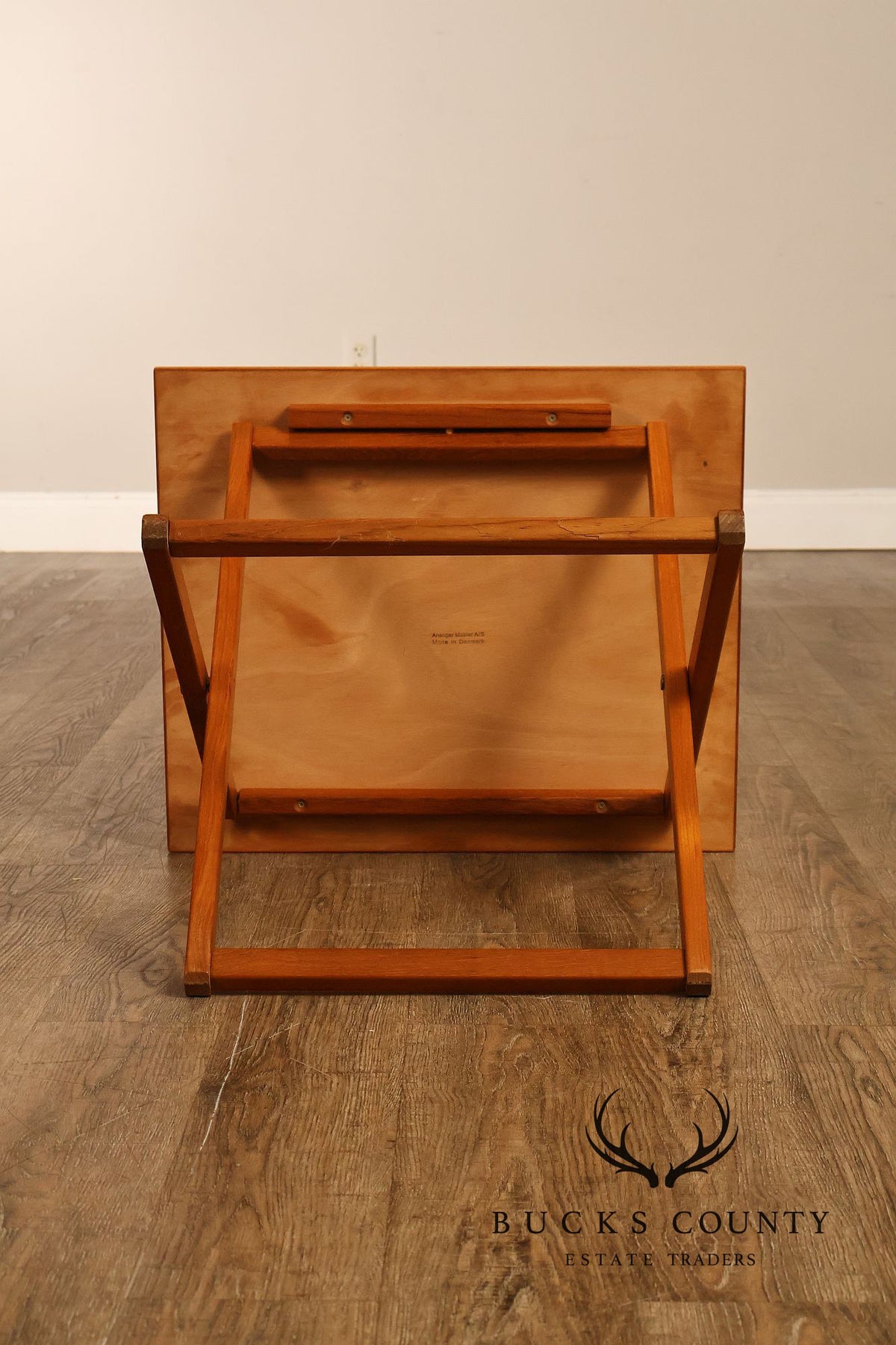 Ansager Møbler Danish Modern Set of Three Teak Tray Tables