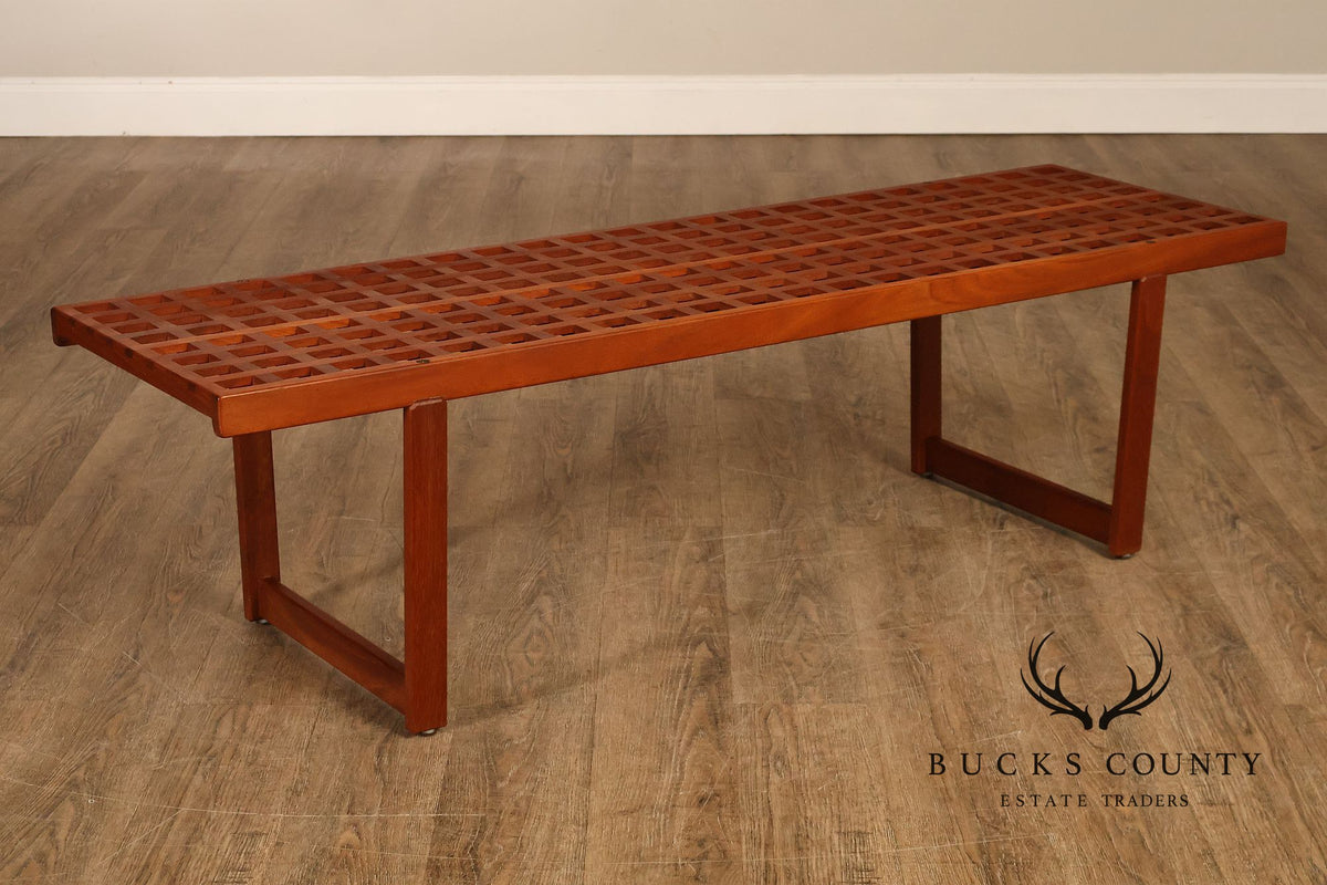 Peter Løvig Nielsen Danish Modern Teak Bench