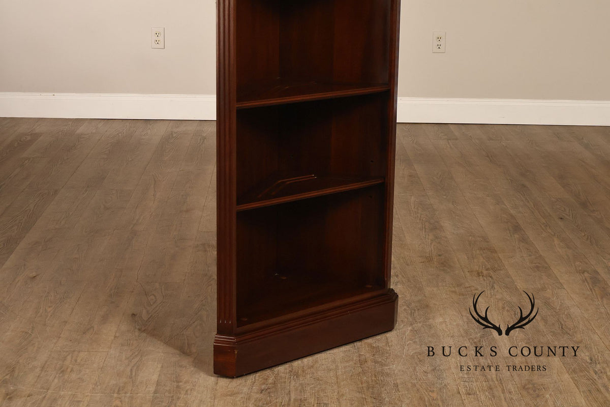 Ethan Allen Georgian Court Cherry Corner Bookcase
