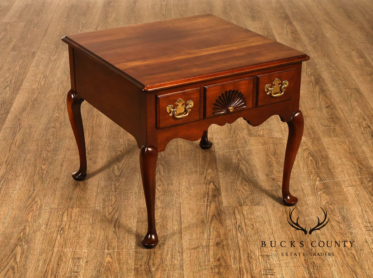 Statton Trutype Americana Cherry Queen Anne End Table