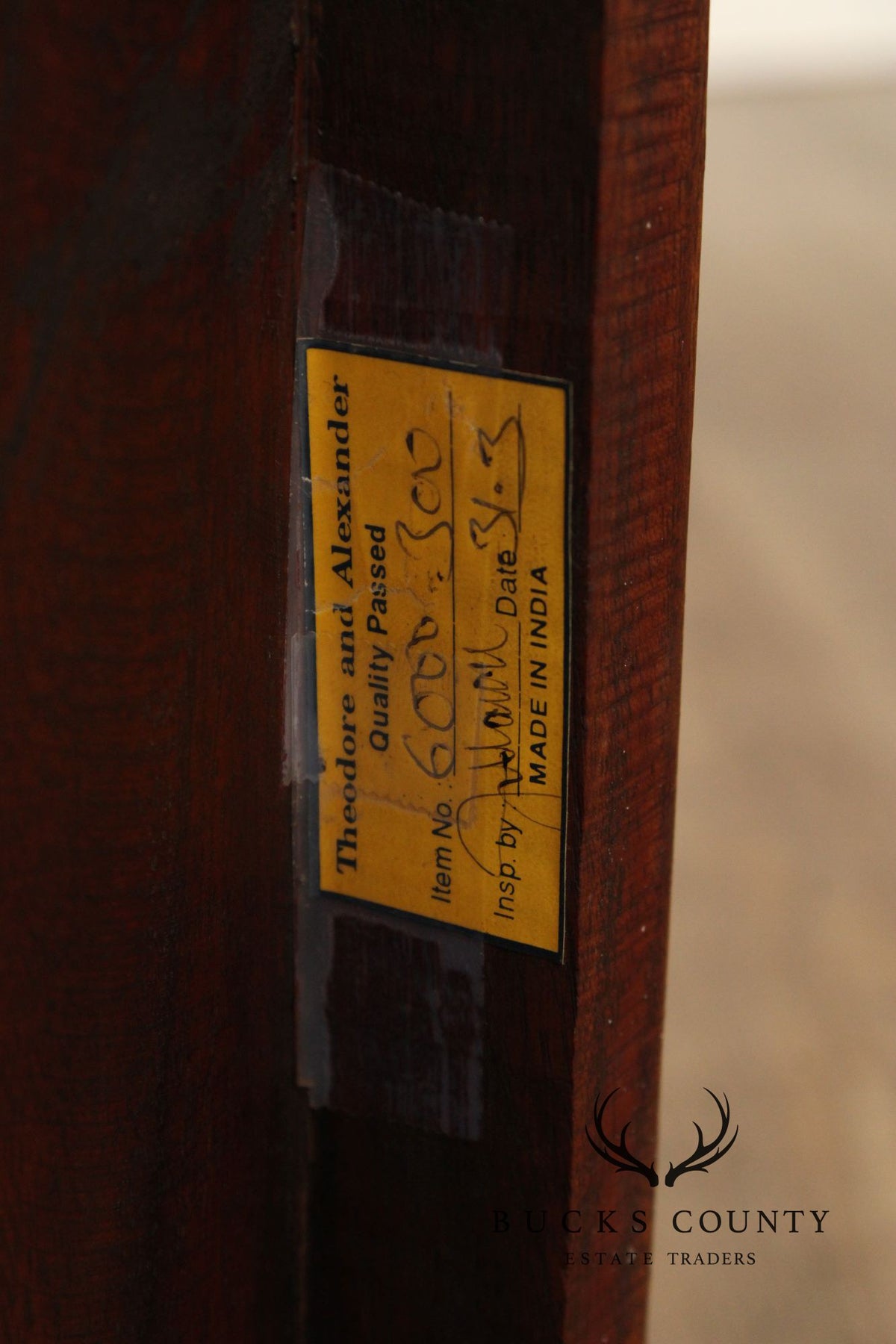 Theodore Alexander Chippendale Style Hardwood Chest
