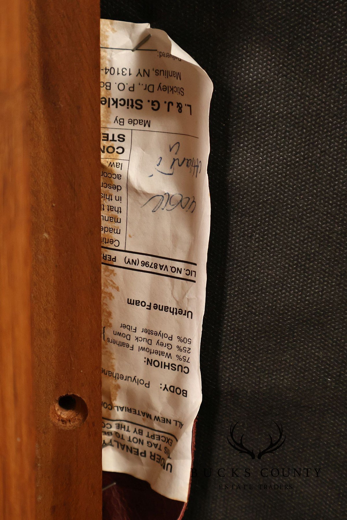 Stickley Mission Collection Oak And Leather Bow Arm Morris Chair