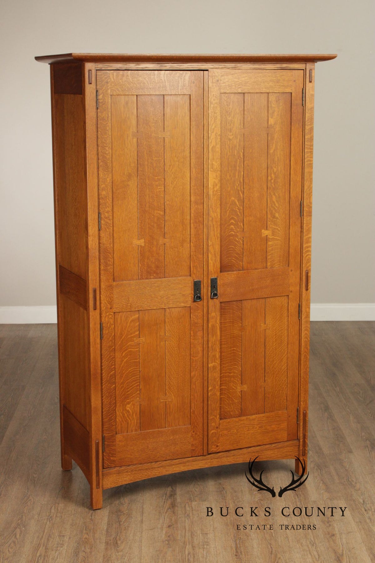 Stickley Mission Collection Oak Wardrobe Armoire