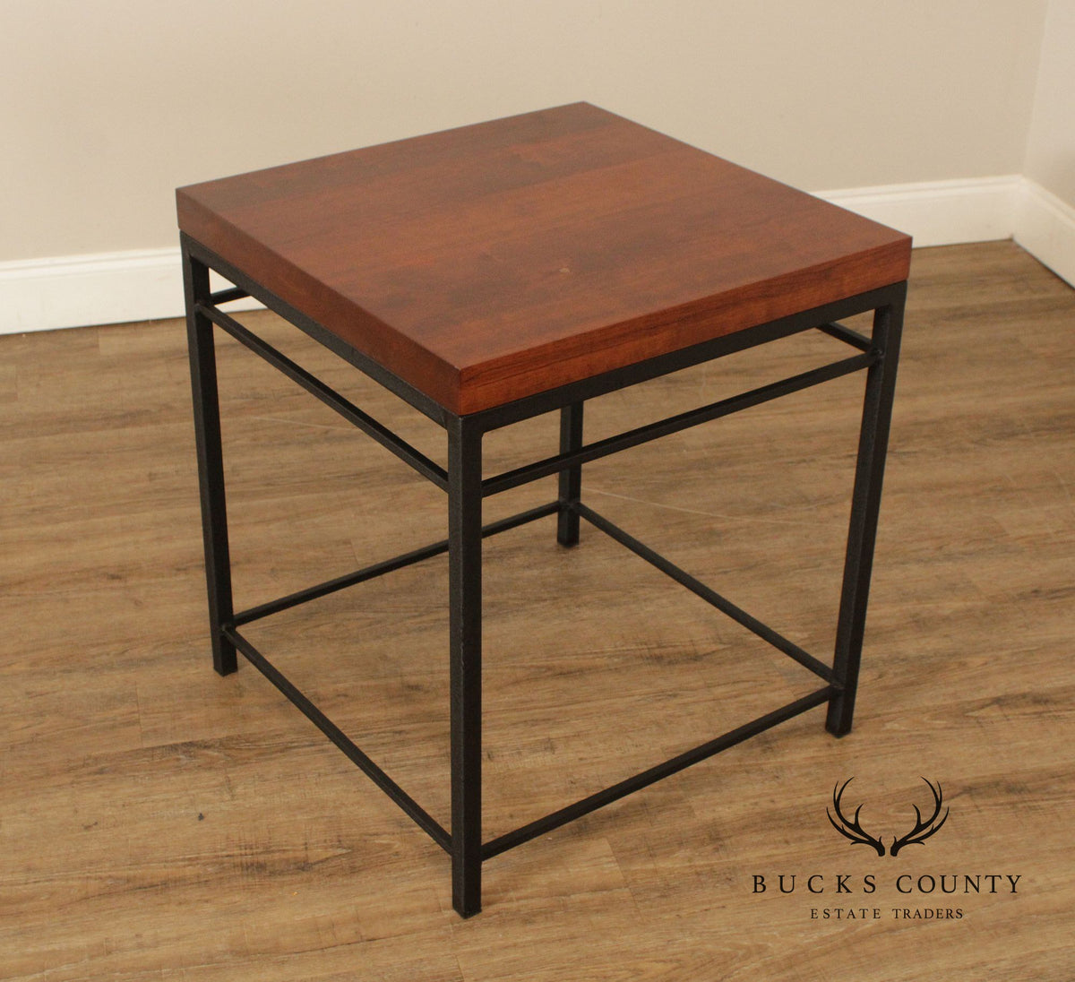 Superior Furniture by Hill Finishing Industrial Style Cherry Top End Table