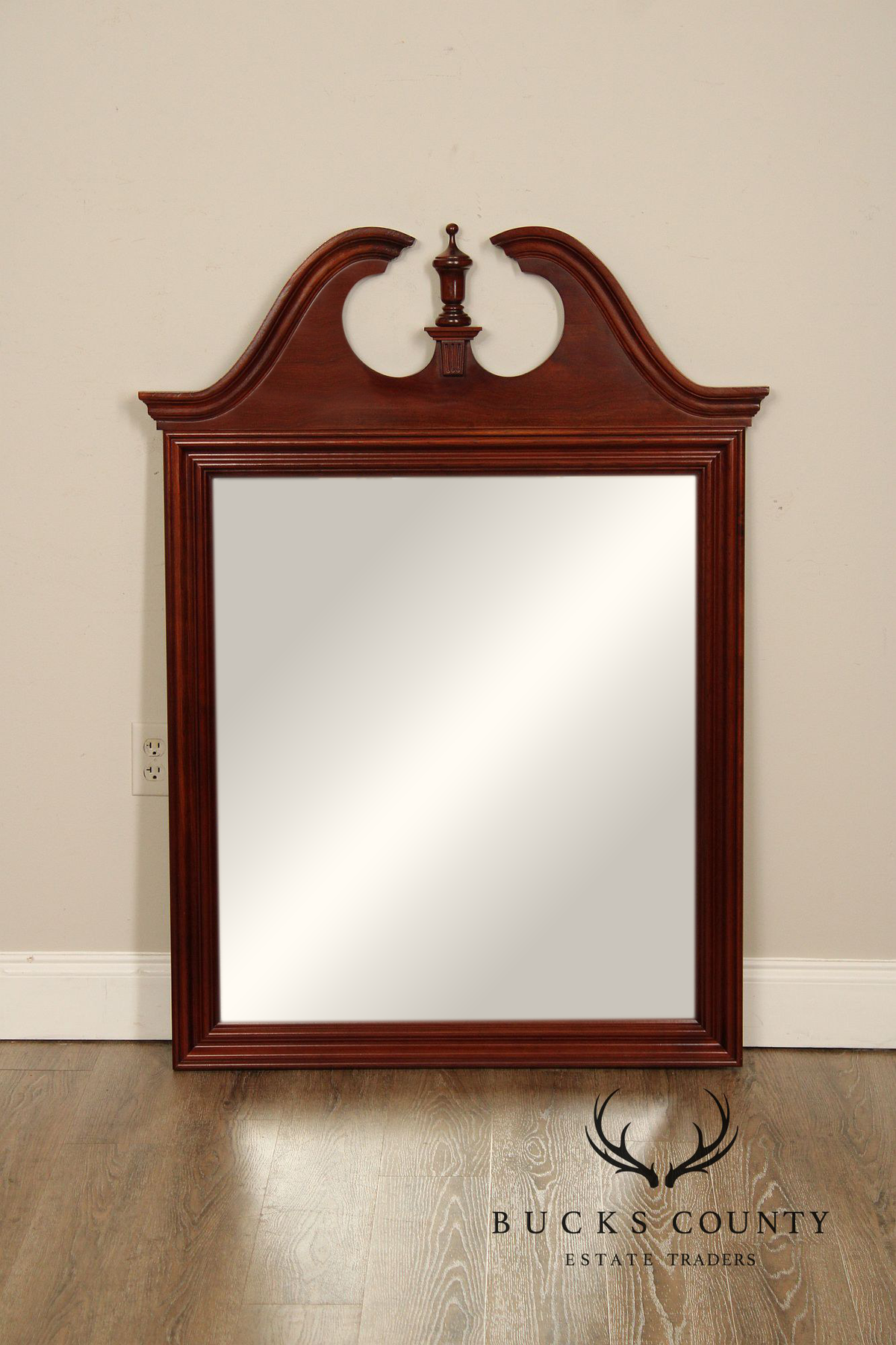 Chippendale Style Cherry Wall Mirror