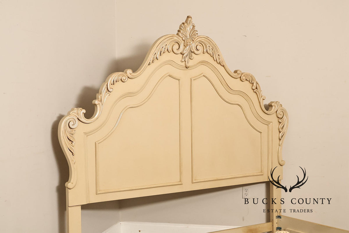 Rococo Style Painted King Size Bedframe