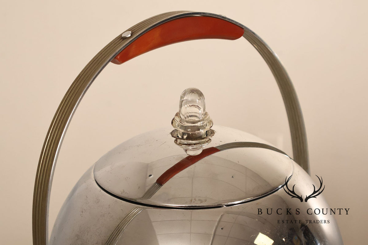 Manning-Bowman Chrome and Bakelite Coffee Percolator