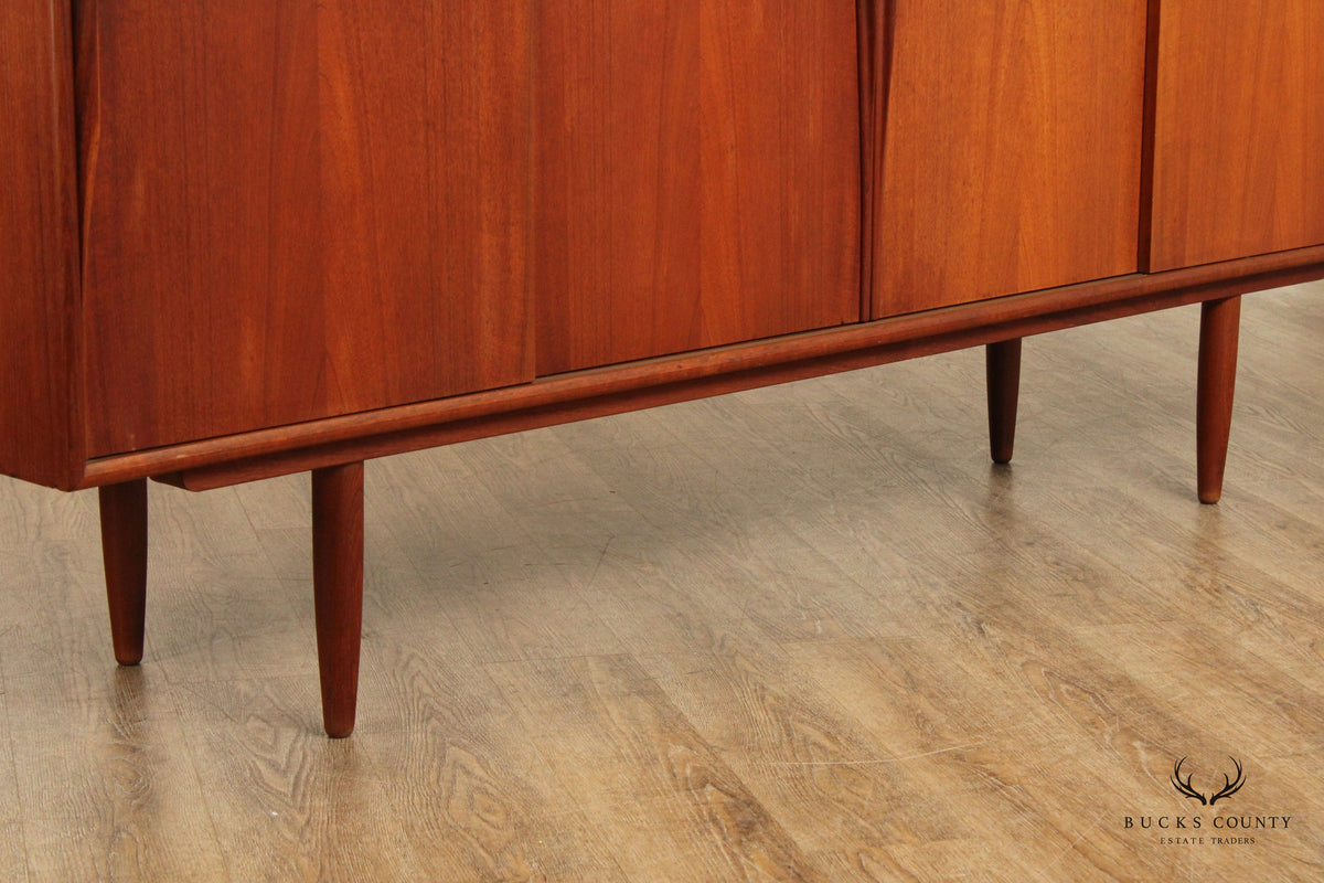 Danish Modern Teak Sideboard Cabinet