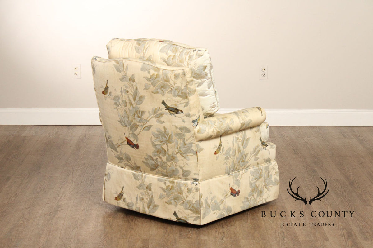 Jessica Charles Custom Upholstered Lounge Rocker