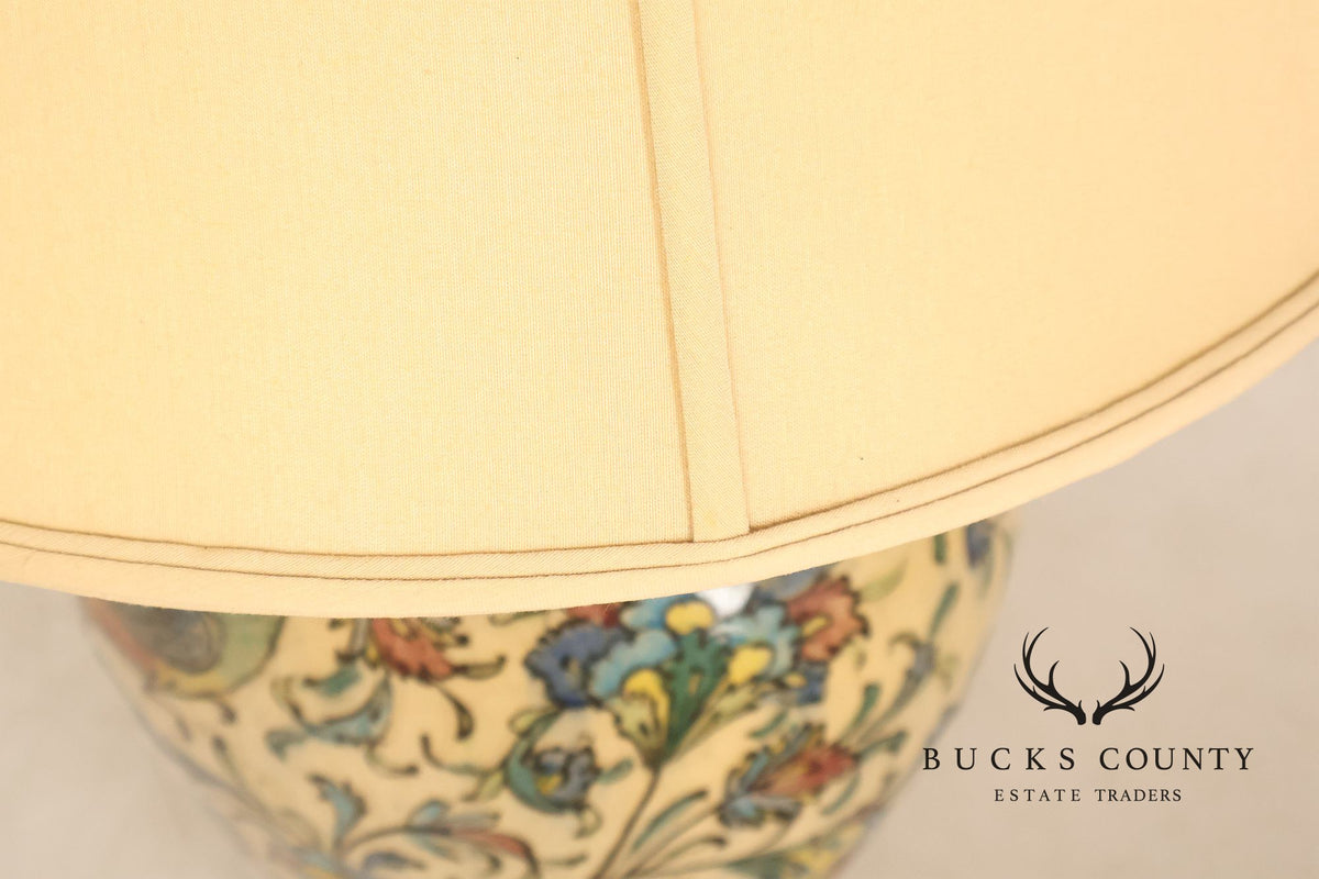 Qajar-period Persian vase was converted into a table lamp