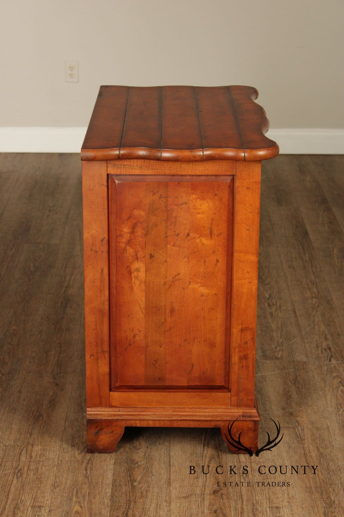 Century Furniture Georgian Style Block Front Bedside Chest