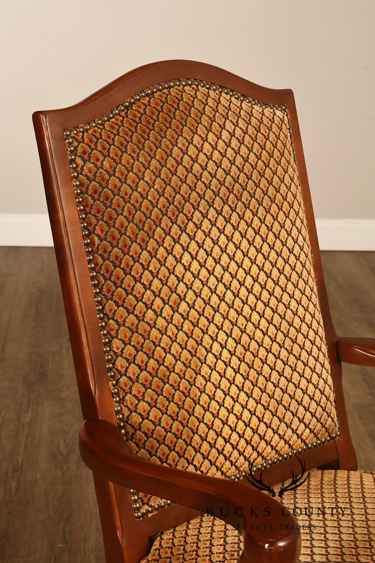 Bradington-Young Traditional Upholstered Executive Swivel Desk Chair