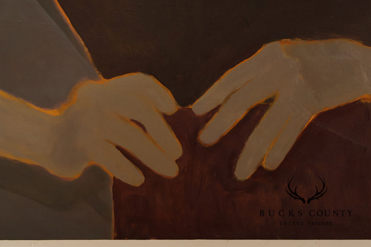Anne Cooper Dobbins Oil Painting,  'Woman With Her Purse'