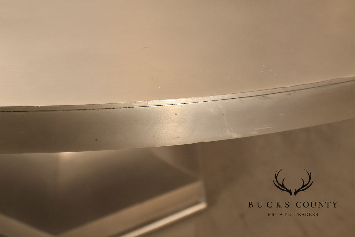 Restoration Hardware '1940s Belgian Metal' Dining Table
