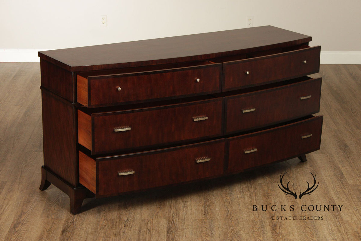 Hickory White Contemporary Bowfront Chest of Drawers