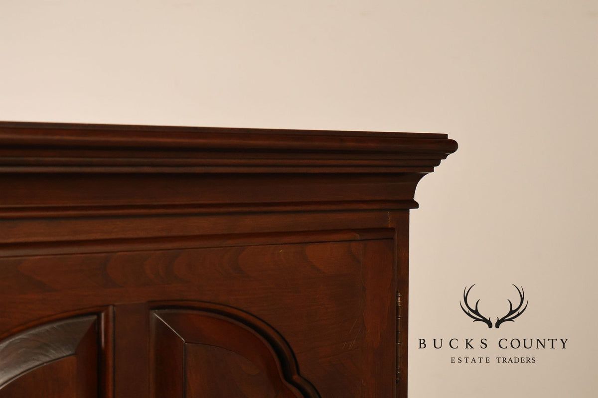 Ethan Allen Georgian Court Cherry Gentleman's Chest Armoire