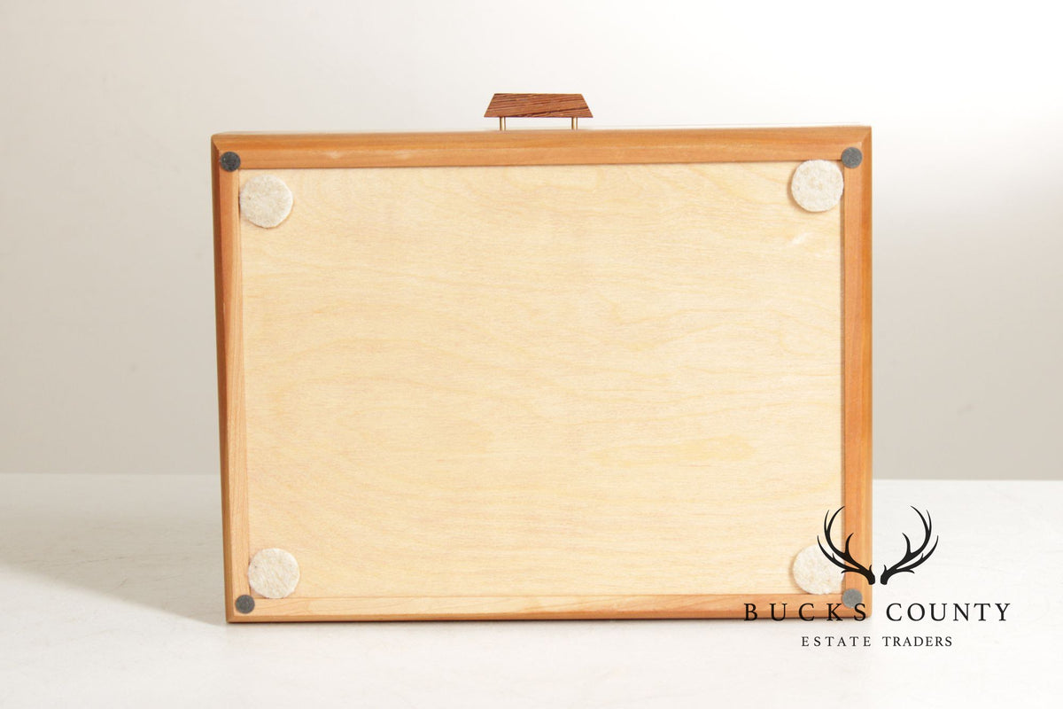Studio Mixed Wood Desktop Cigar Humidor