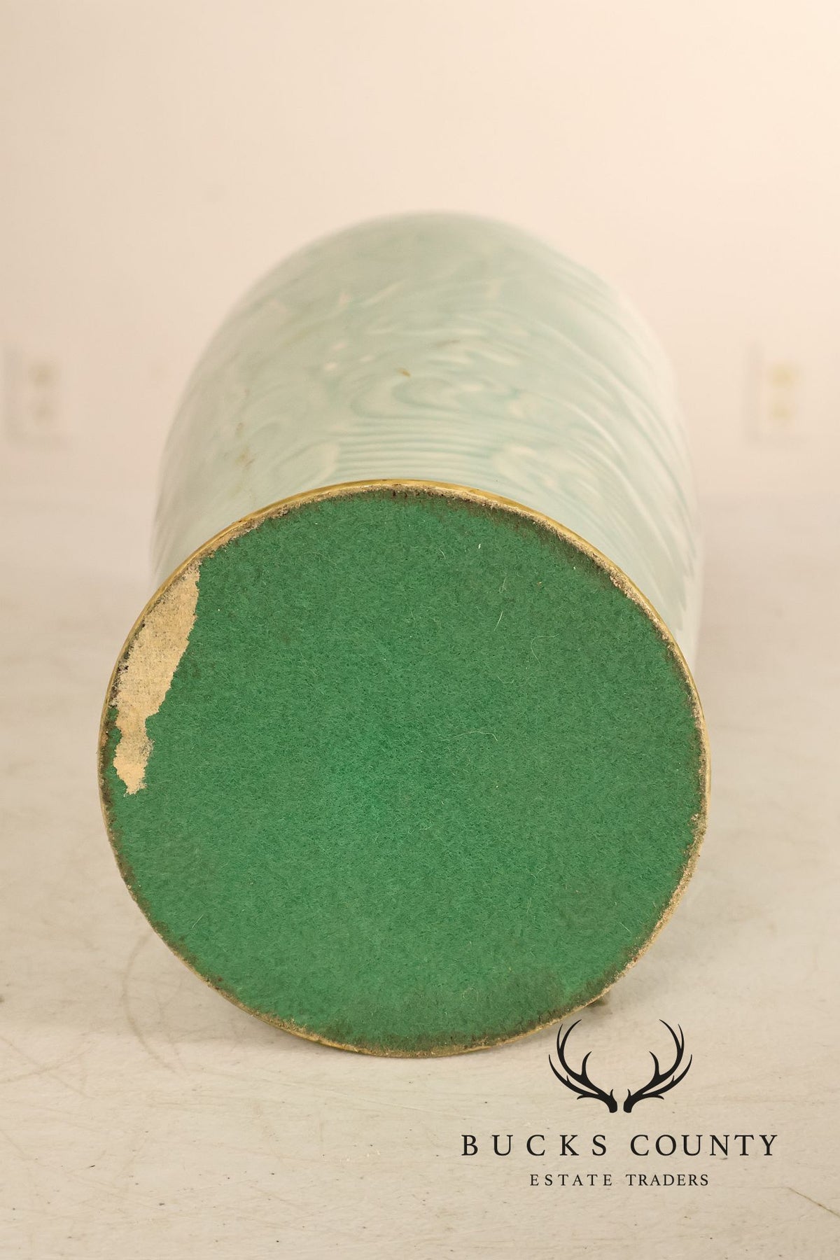 Asian Style Celadon Green Ceramic Table Lamp