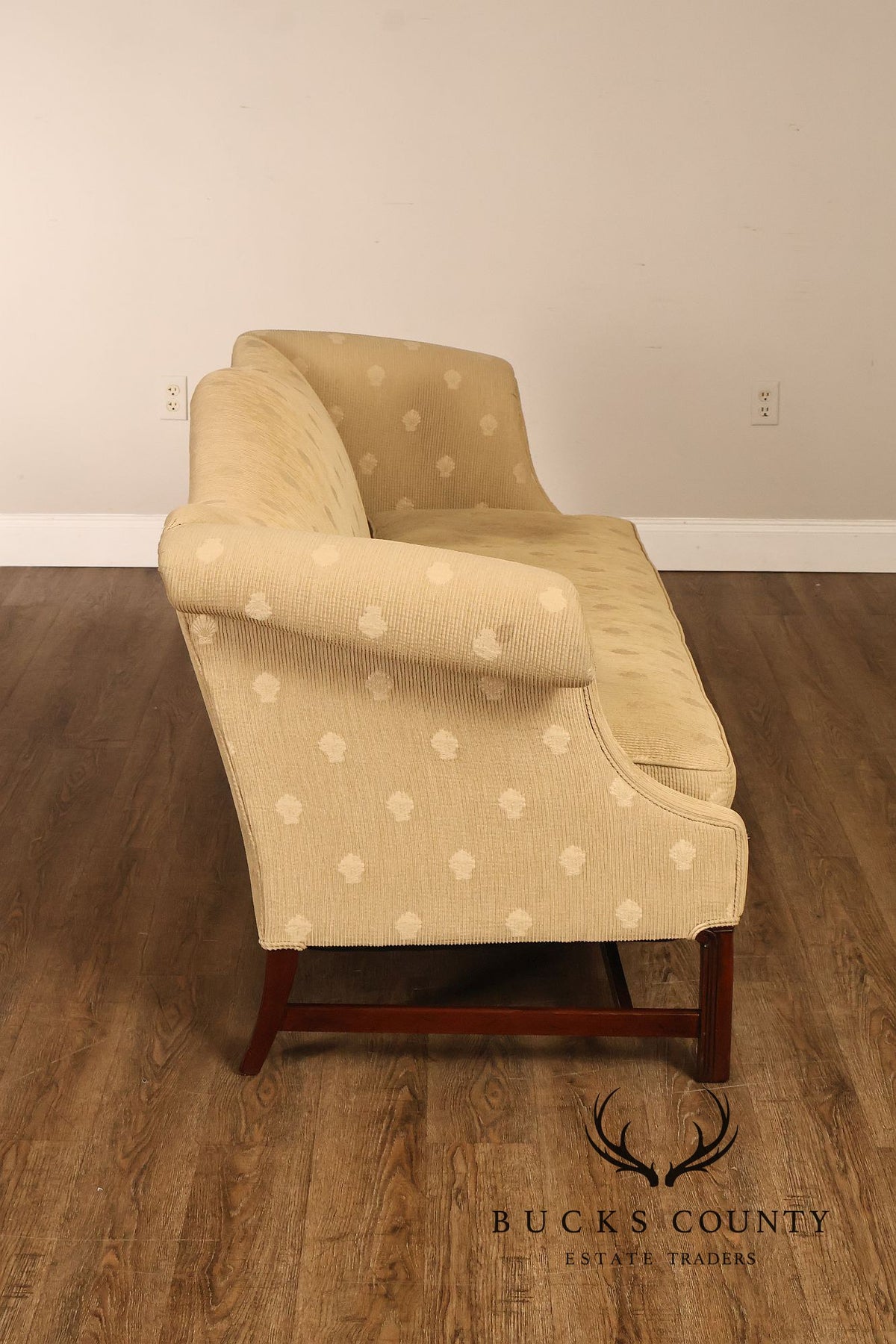 Chippendale Style Mahogany Frame Sofa