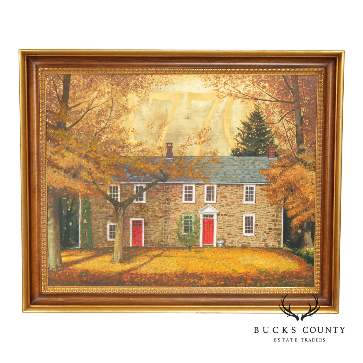 John Styga Oil Painting, 'The Clausen House'