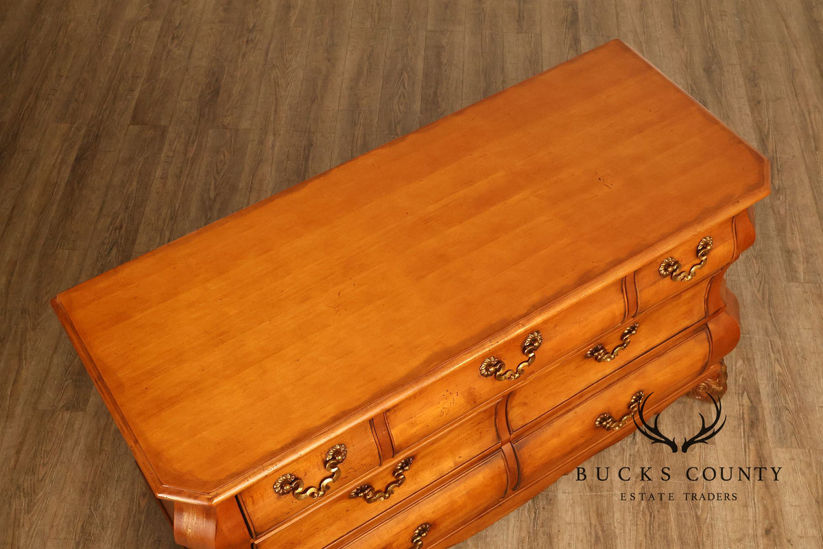 Century Furniture French Provincial Style Bombe Chest