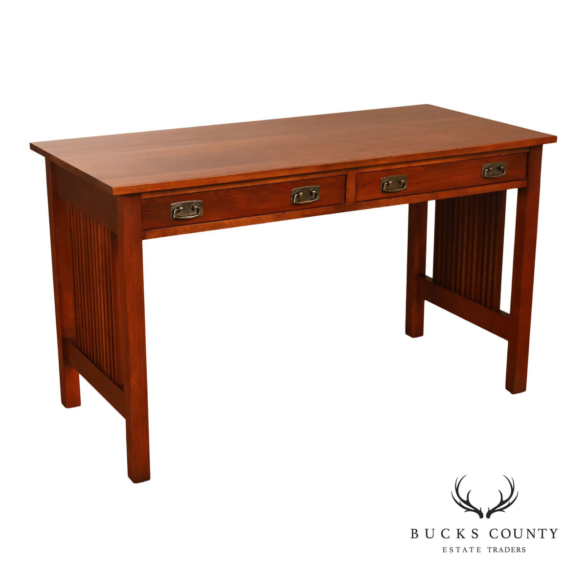 Stickley Mission Collection Cherry Spindled Writing Desk