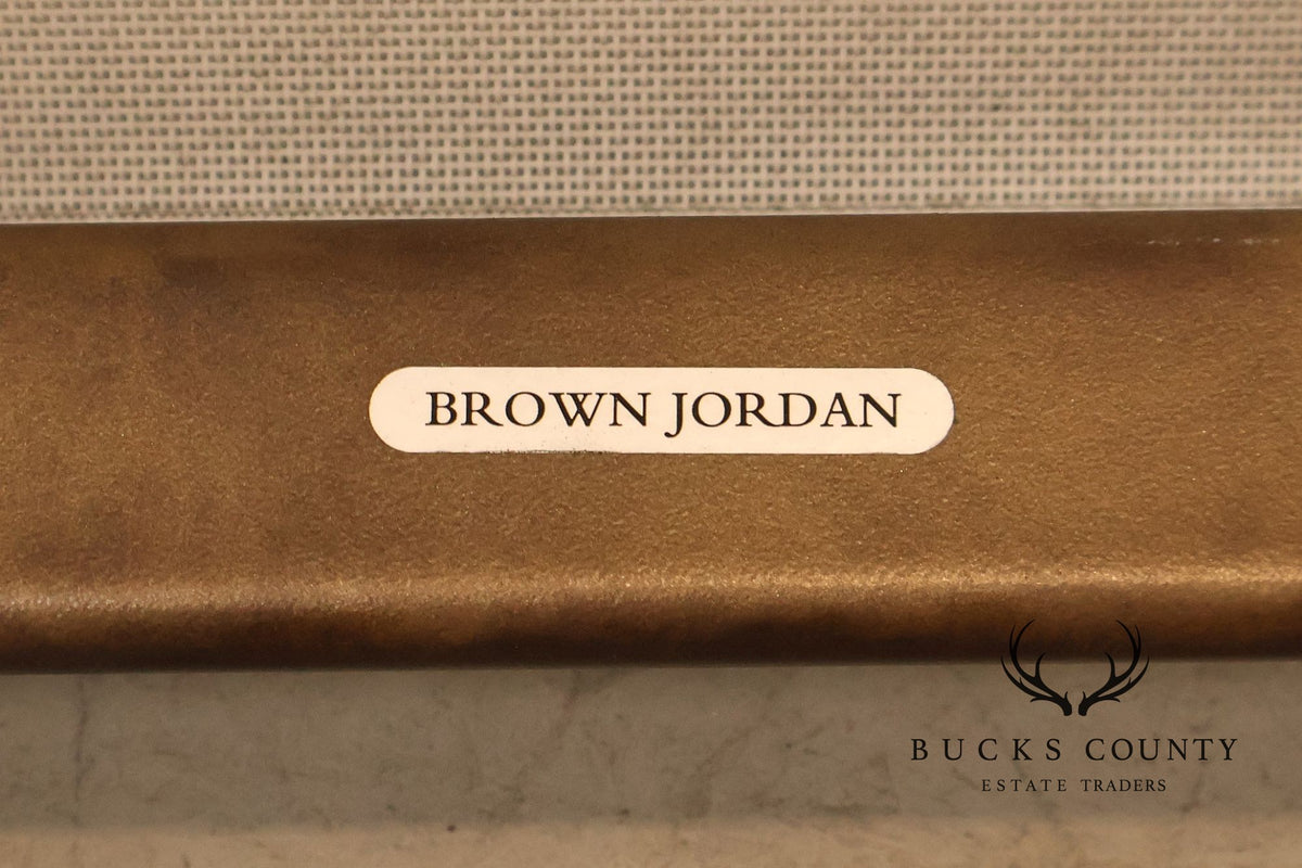 Brown Jordan Quantum Set of Four Outdoor Patio Dining Chairs